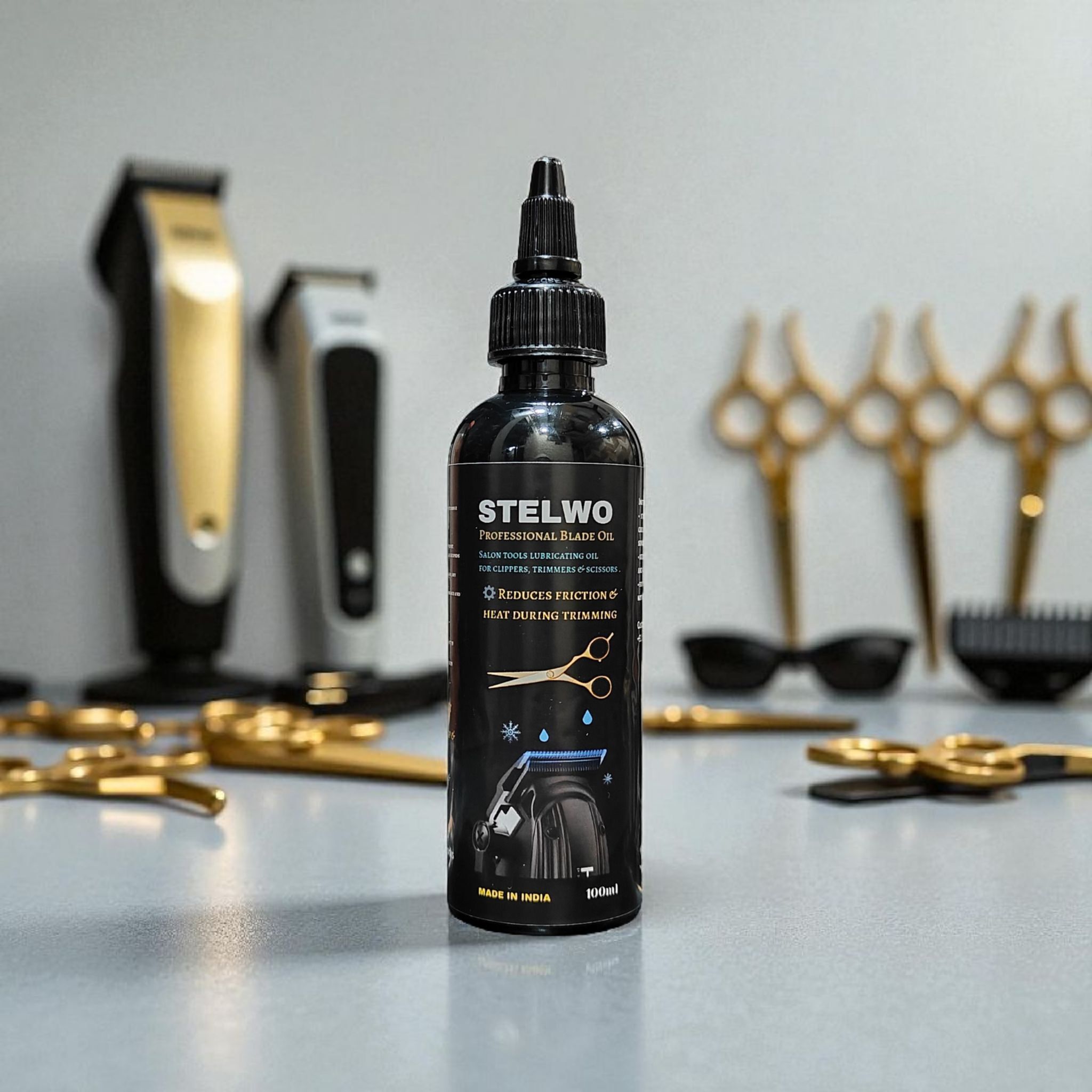 Professional Clipper & Scissor Oil | Reduces Friction & Heat | 100ml-image-12