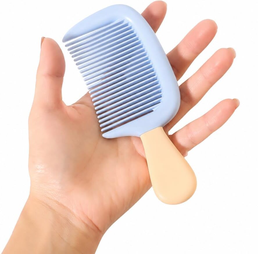kruhimo Baby Hair Comb Set for Newborns & Toddlers | Soft Gentle Scalp Care Comb-picture-19