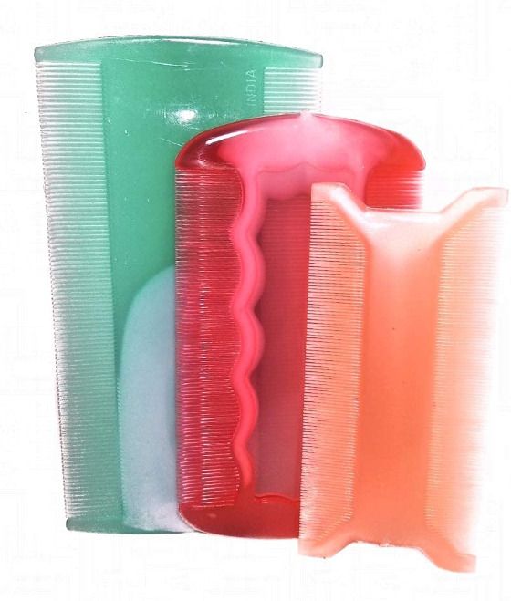 abc Fashions Fine Tooth Dust Lice Clean Remove Plastic Hair Combs Set of 3-picture-44