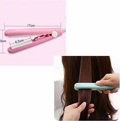 HSNAYIR Portable Mini Ceramic Plate Electronic Hair Straightener Hair Curler-Multicolor Personal Care Appliance Combo-image-29