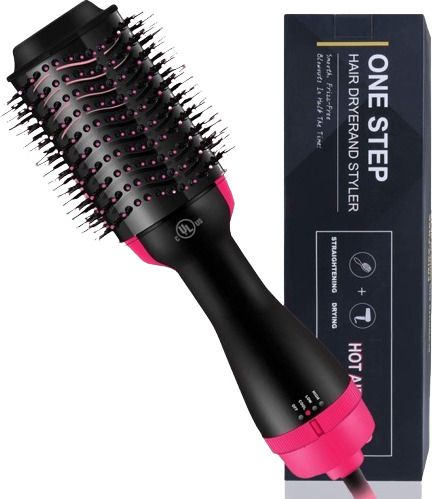Hair Dryer & Volumizer,Hot Air Brush Electric Hair Styler Hair Dryer Hair Curler-image-42