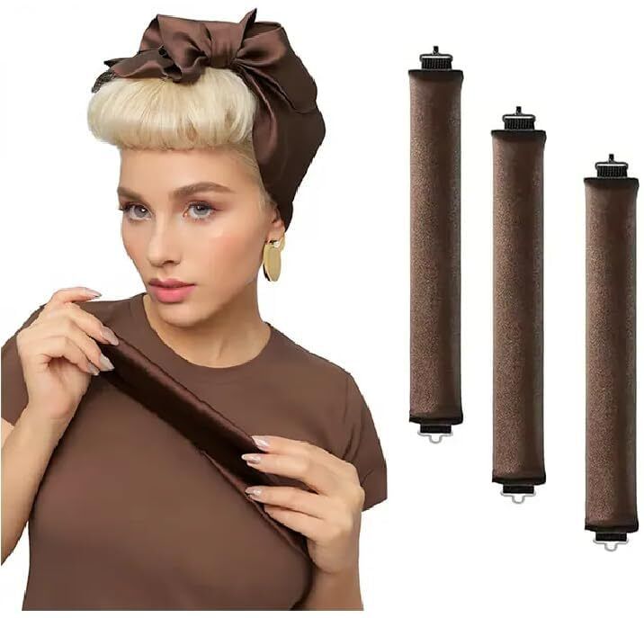 vixora Heatless Curler Hair Without Heat Satin Curling Rod No Roller Curls Headband Hair Curler-picture-18