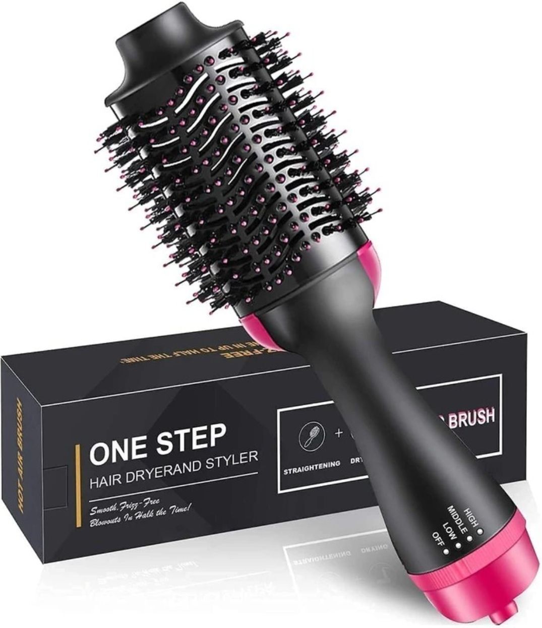 ua impex HOT AIR BRUSH 3 IN 1 Hair Curler-picture-22