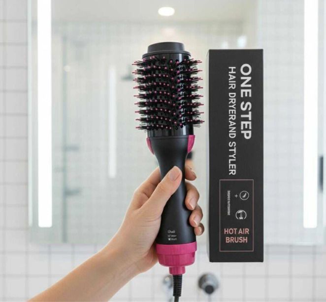 One Step Hair Dryer Hot Air Brush Blow Dryer Hair Dryer Hair Dryer Hair Curler-image-44