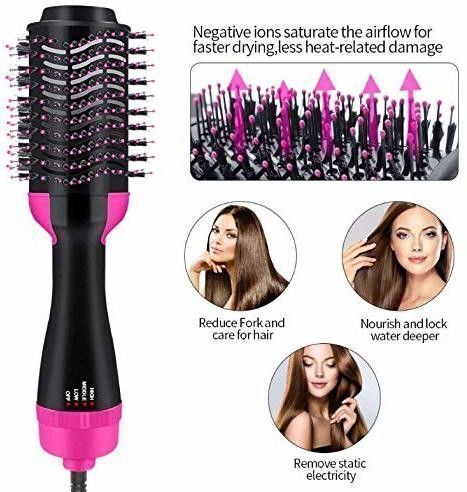 ua impex Hair Dryer Brush | 4 in 1 Professional Hot Air Brush for Drying M06 Hair Curler-picture-21