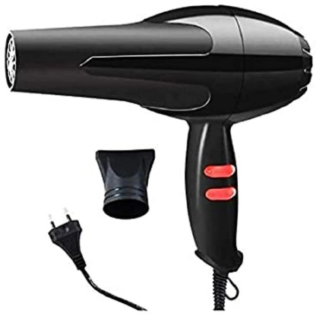 SAICH HAIR DRYER 1500 WATTS WITH 2 SPEED SETTINGS WITH A BLACK NOZZLE Hair Dryer-image-46