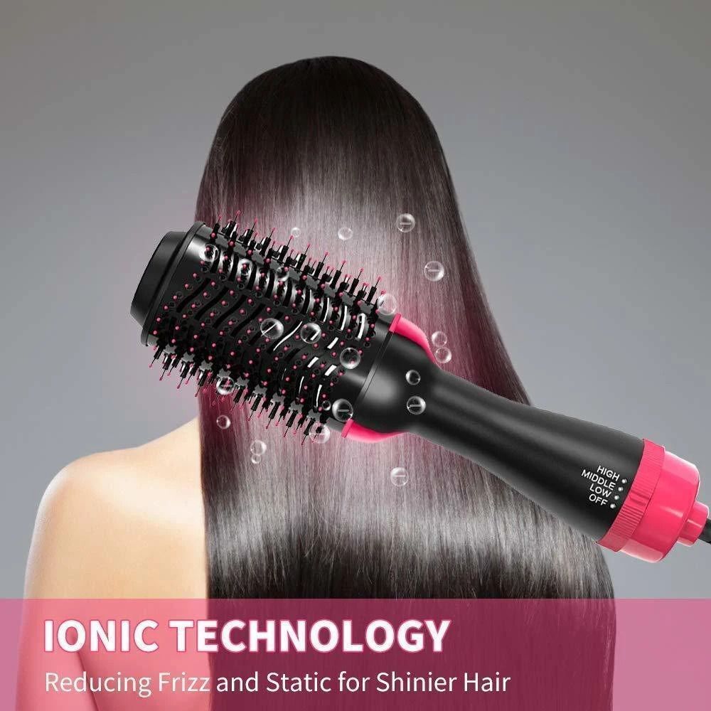 ua impex One Step Hair Dryer, 4 in 1 Hot Air Brush for Drying, Straightening D105 Hair Curler-picture-23