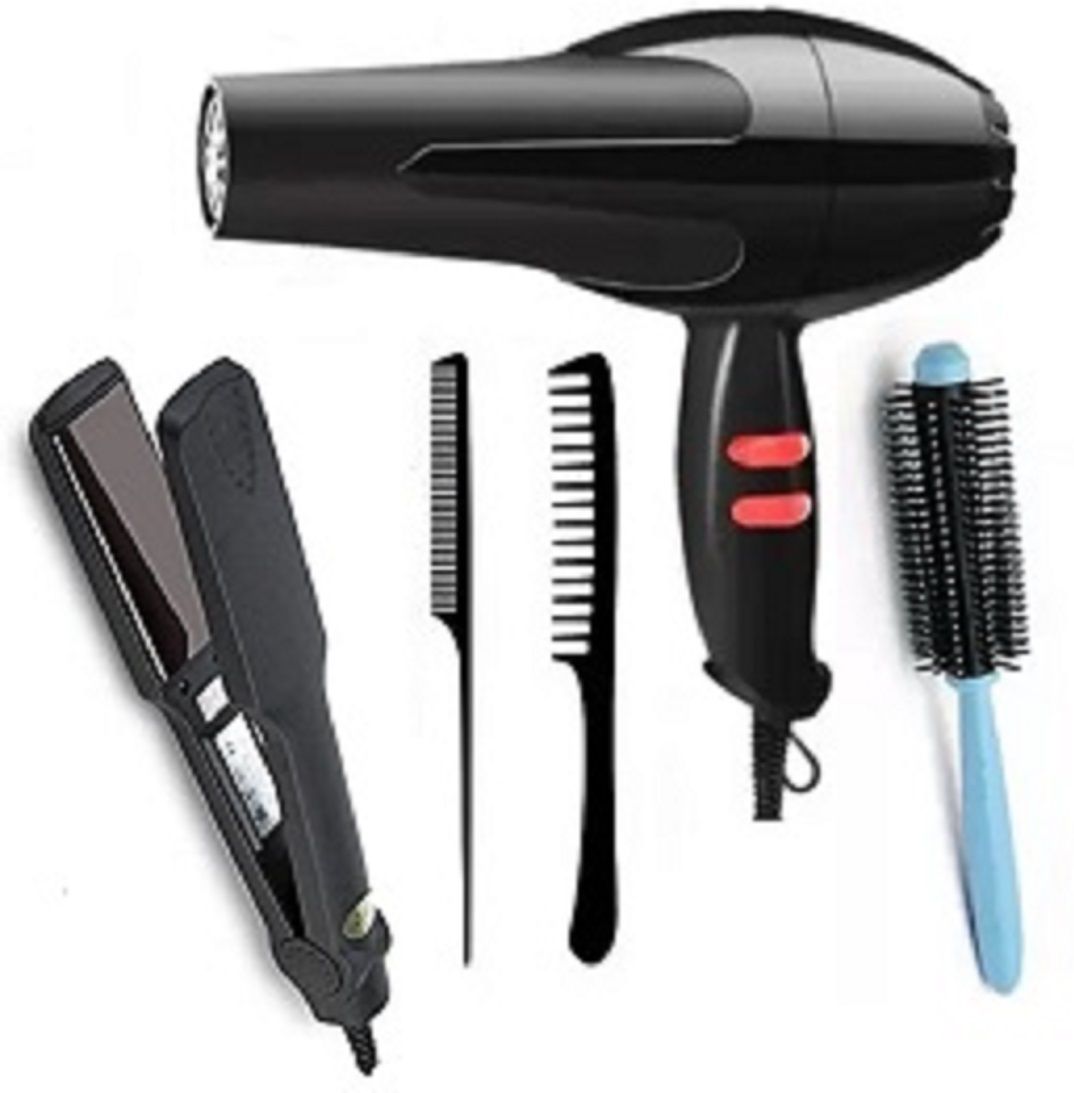CKINDIA Hair Dryer 1500 Watts 329 Straightener roller with 2 tail combs combo Hair Dryer