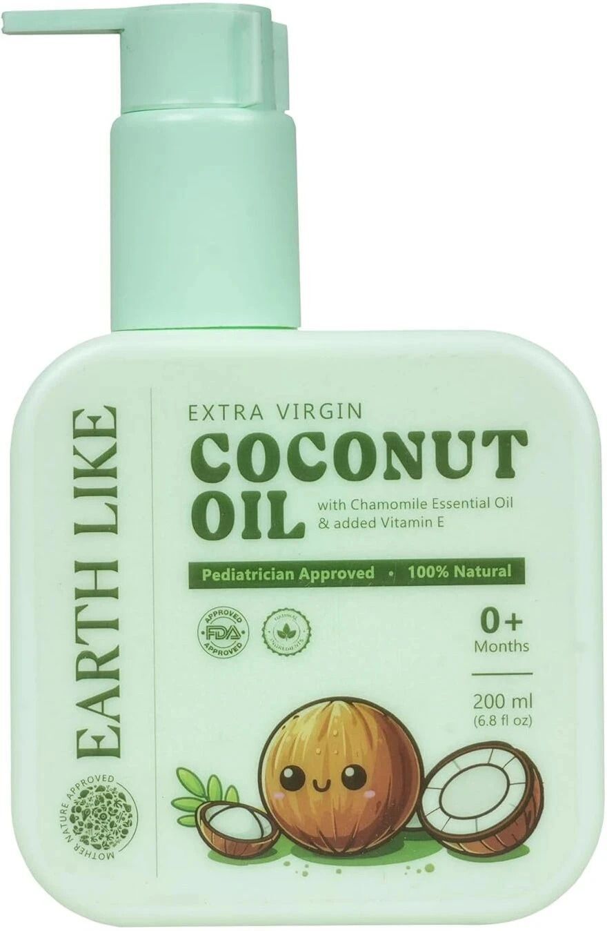 Baby Massage Oil for Newborns | 100% Virgin Coconut | Vitamin E & F | Growth Hair Oil-image-23