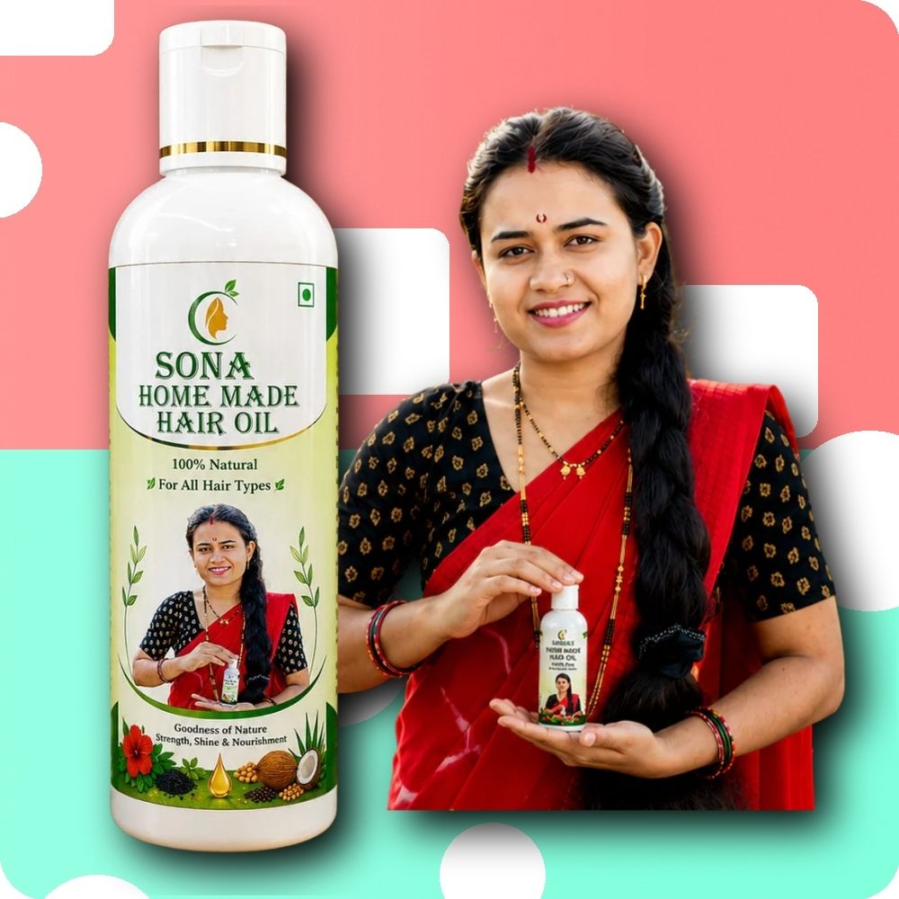 sona Herbal Hair Oil for Hair Shine & Hair Moisture Hair Oil-picture-34