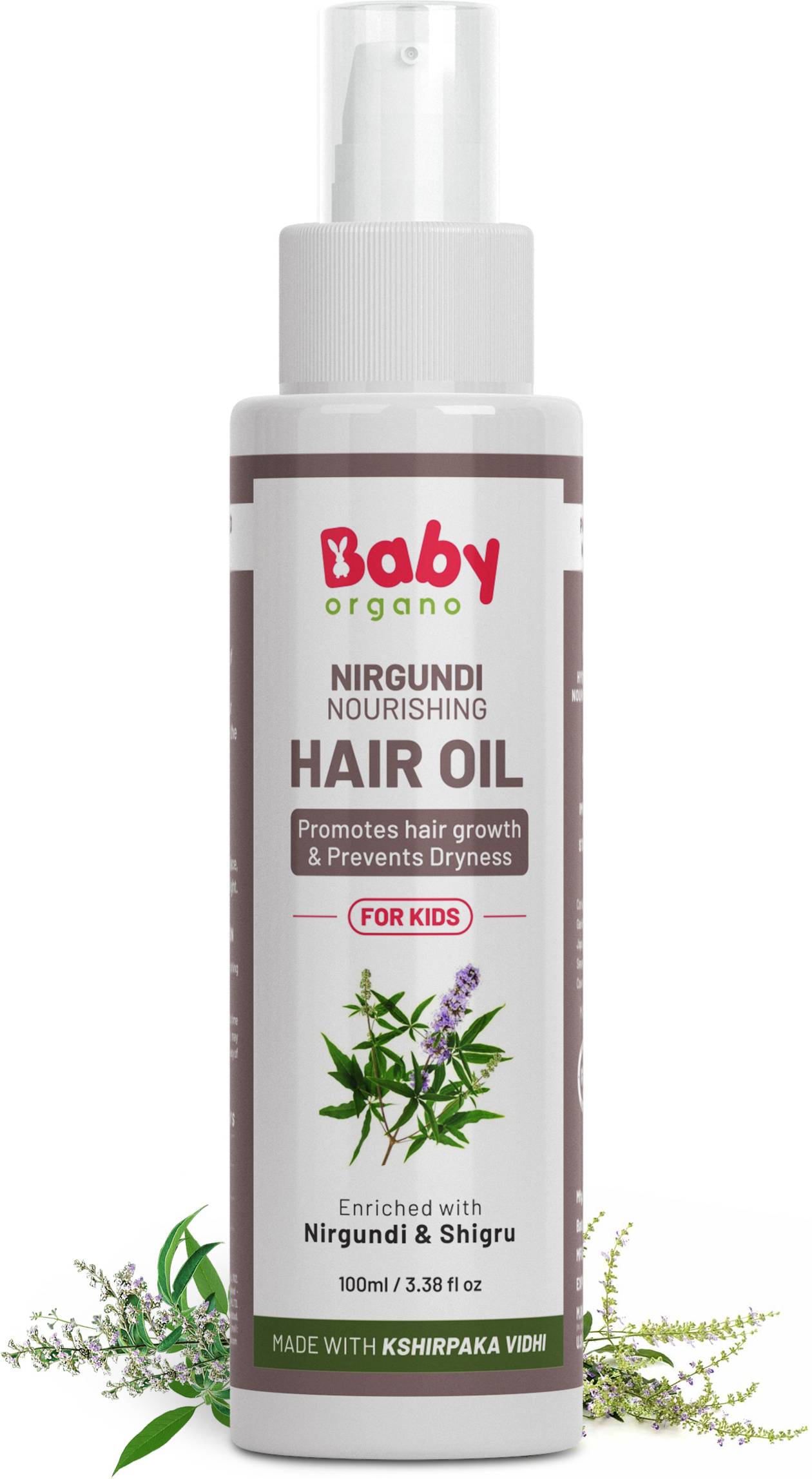 Babyorgano Ayurvedic Nourishing Hair Oil for Babies 