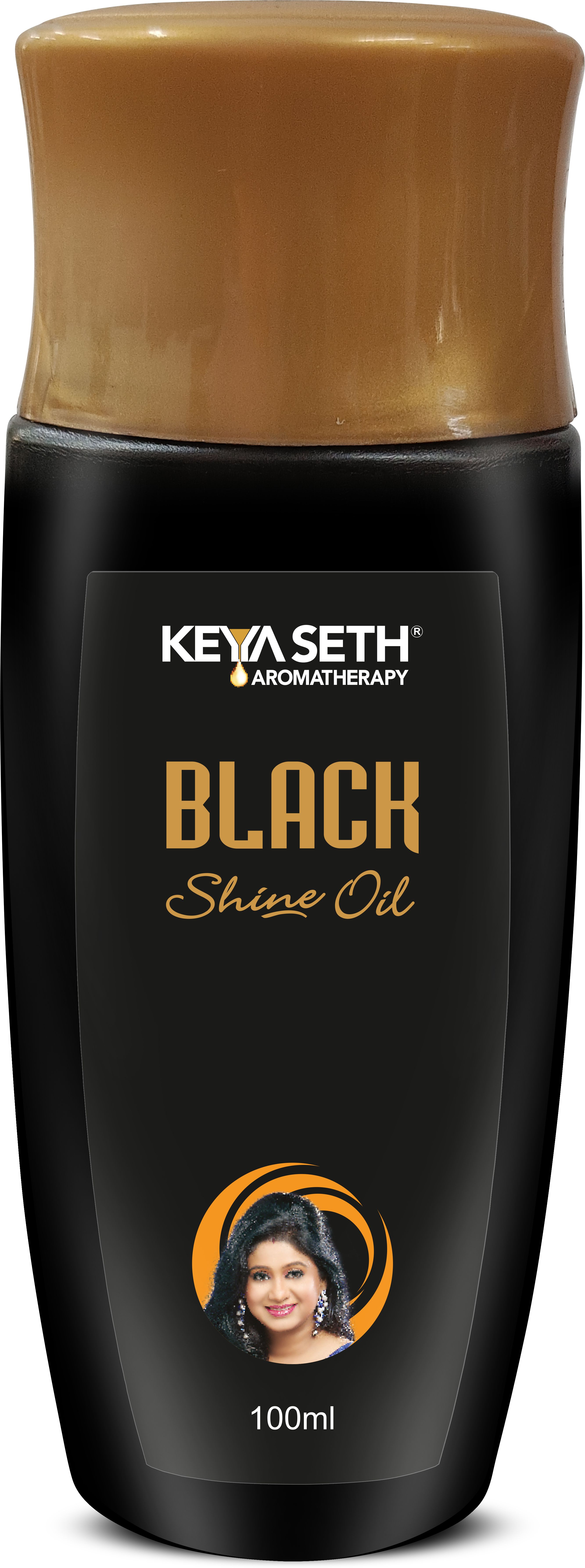 Black Shine Oil, Natural Hair Color for Gray & White Hair - Ammonia Free Hair Oil