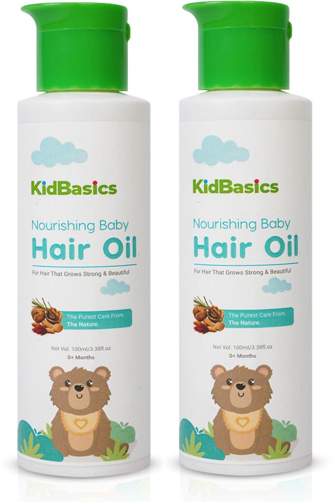 kidbasics Baby Hair Oil for Healthy Hair Growth | Hair Oil-picture-12