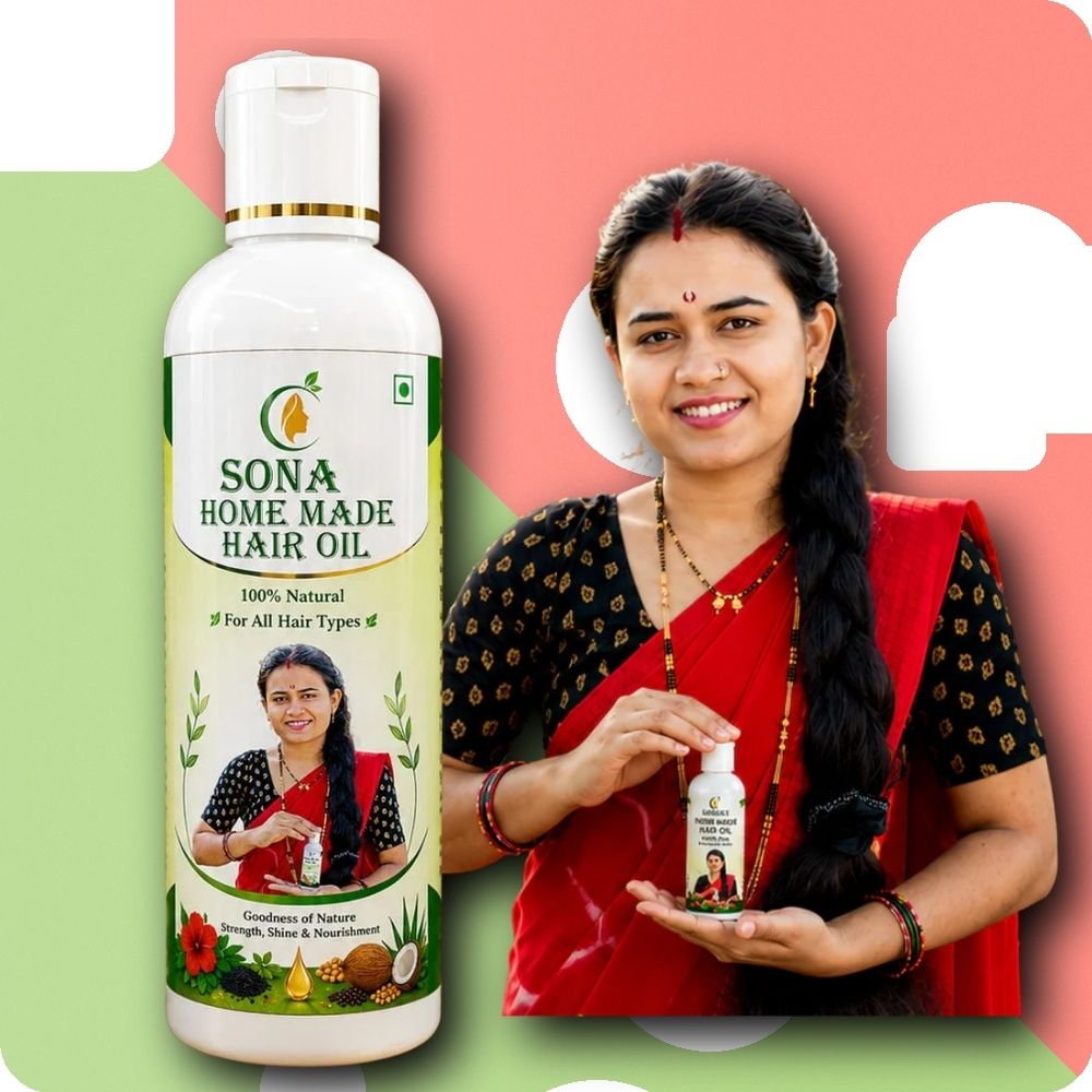 sona Herbal Hair Oil for Hair Root Care & Hair Conditioning Hair Oil-picture-15