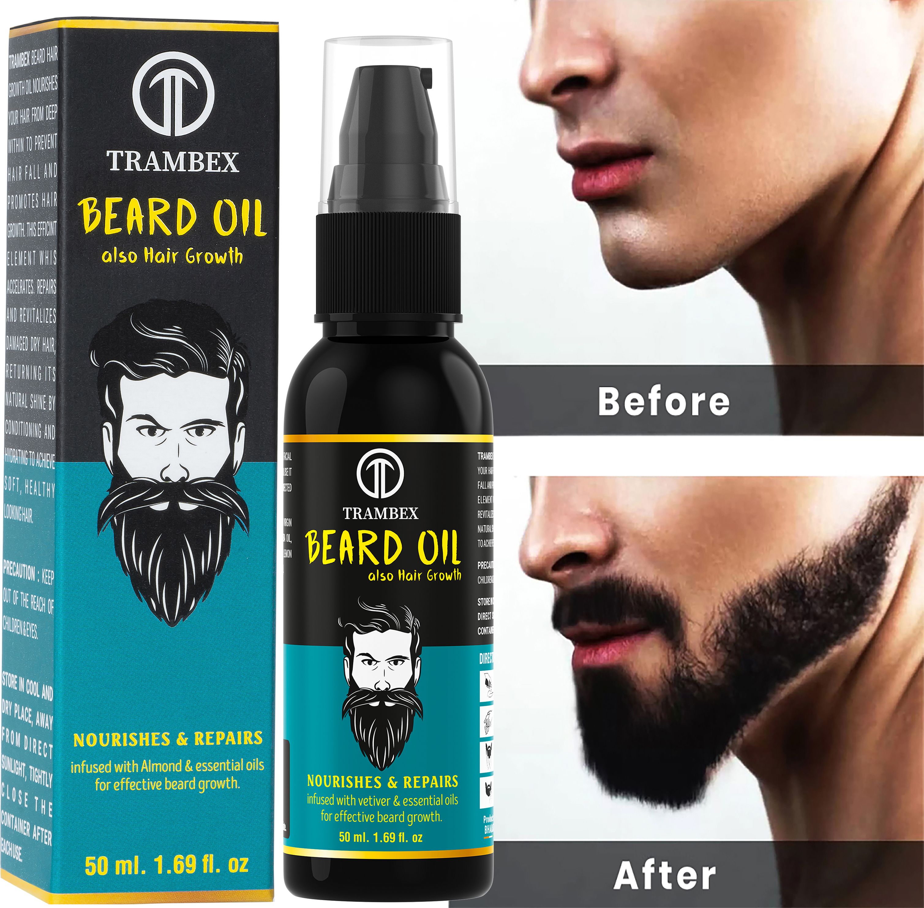 Advanced Beard Growth Oil For Men(SLS & Parabean Free)Beard Oil & Beard Hair Oil-image-23