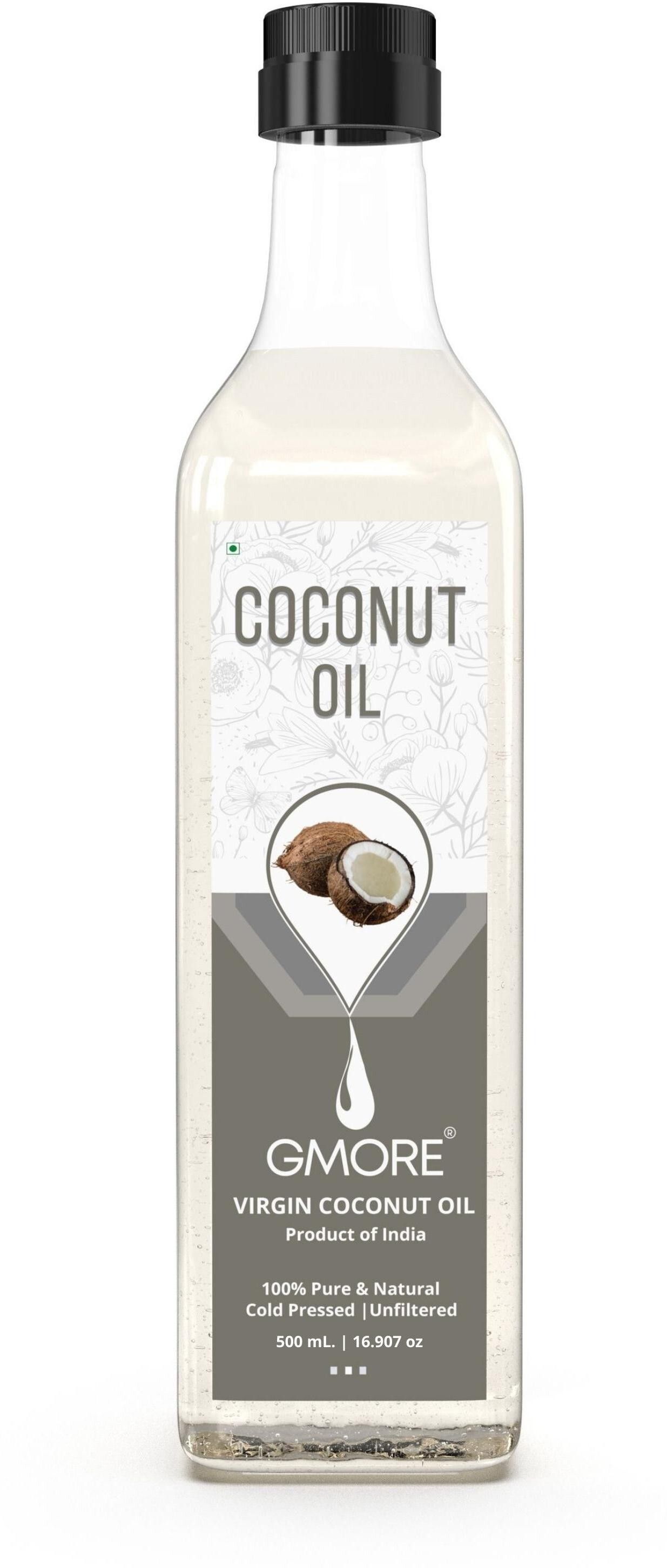 Extra Virgin Coconut - 100% Pure & Natural - Cold Pressed - For Skin, Massage Hair Oil-image-2