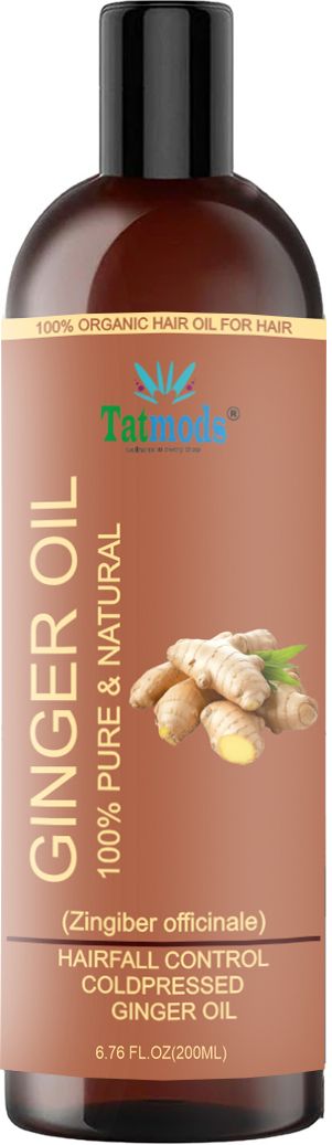 Organics Ginger Oil 200 ml For Belly and Hair Care No Sulphates Hair Oil-image-2