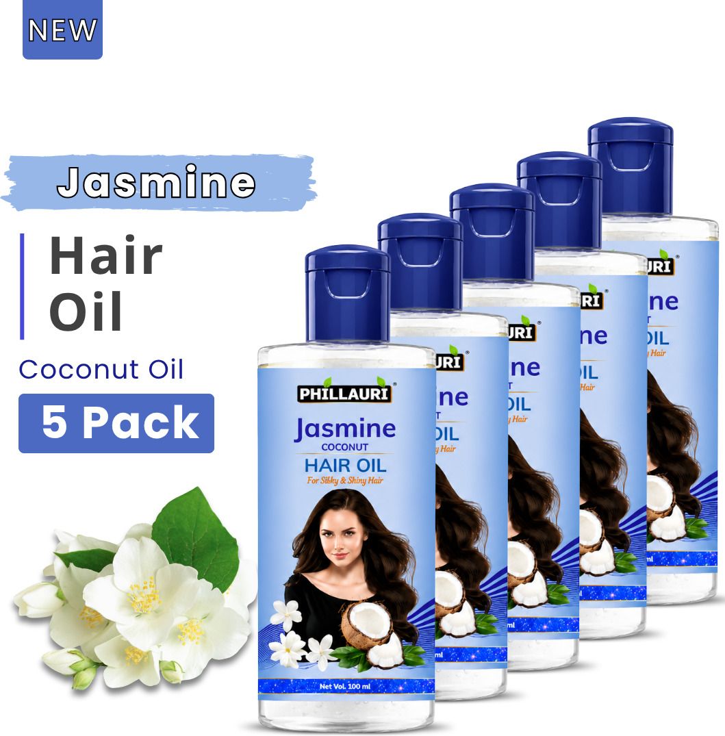 phillauri Jasmine Coconut Hair Oil | Smooth Hair Oil | Daily Scalp Application Hair Oil-picture-51