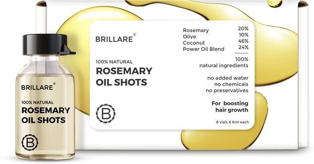 brillare Rosemary Oil Shots For Rapid Hair Growth - 48ml Hair Oil-picture-17