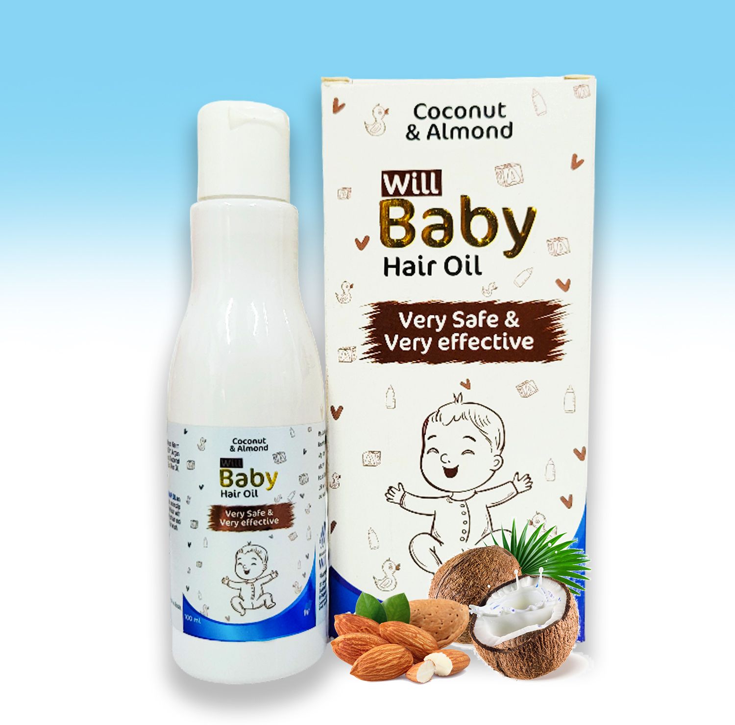Baby Hair All Help Smooth Down Hair Cuticle Flyways |Baby Boy & Girls Hair Oil-image-25