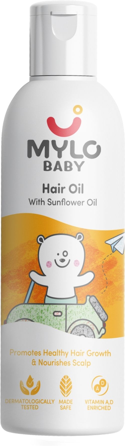 mylo Baby Hair Oil | Promotes Hair Growth | Goodness of Avocado, Argan & Castor oil Hair Oil-picture-11