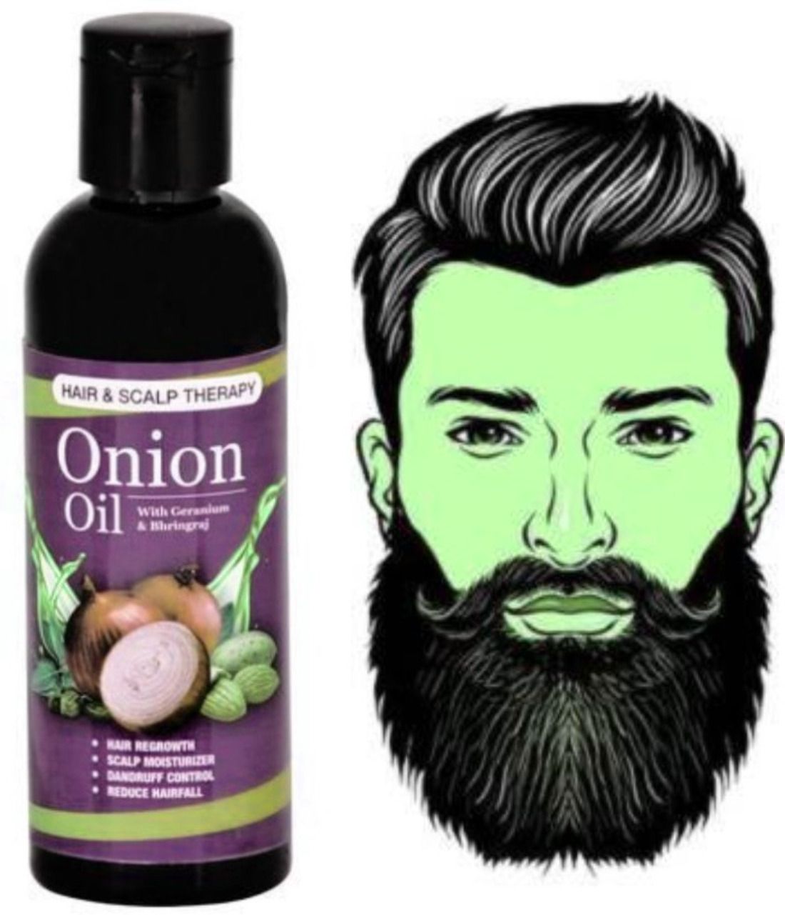 Sun's Heart Kids & Mom Natural Hair Growth Oil - Onion with Bhringraj Hair Oil-image-15