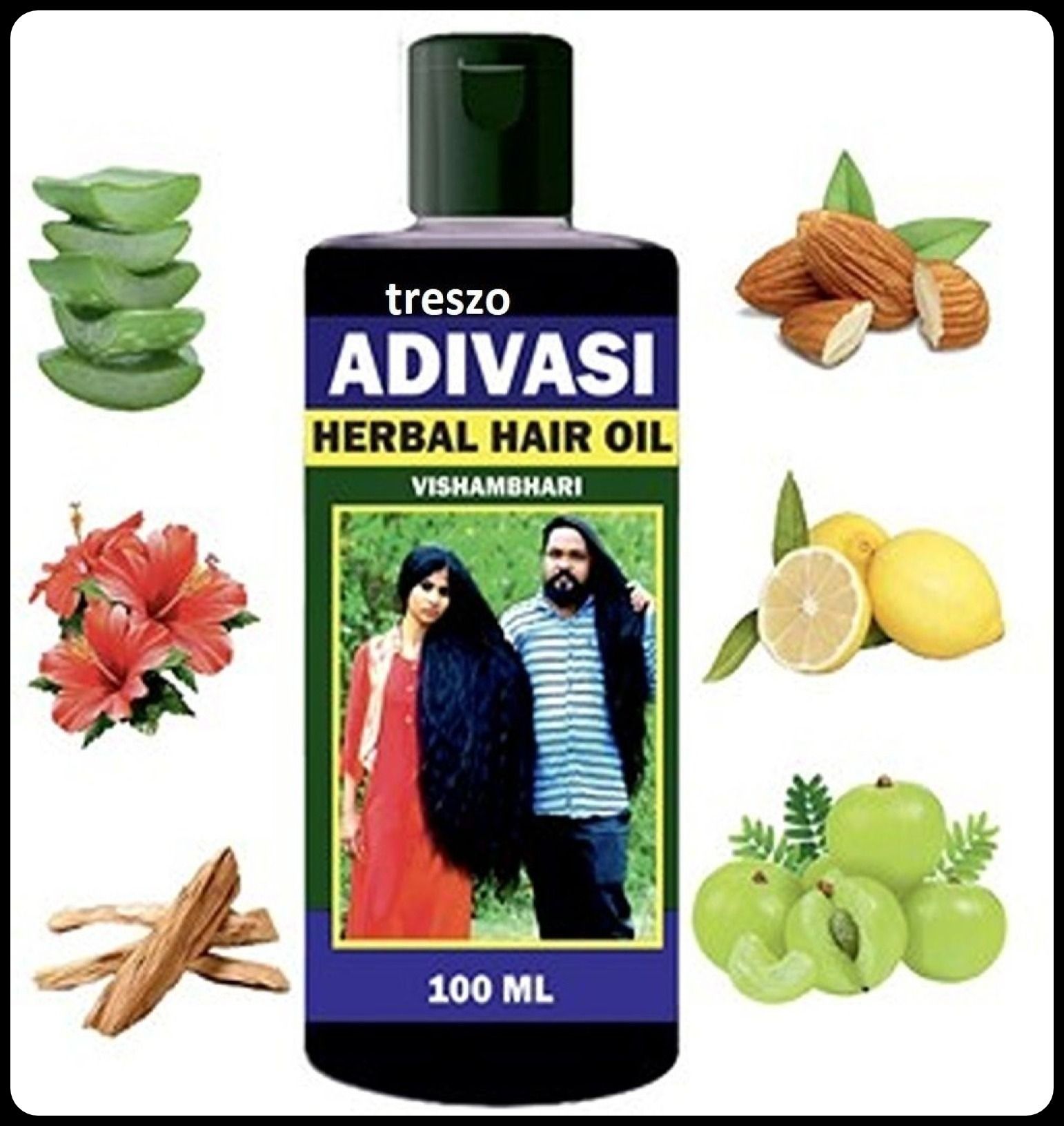 adivasi Treszo Kasturi Herbal Oil for Hair Fall Control and Baldness Hair Oil 100ml_HO25 Hair Oil-picture-33