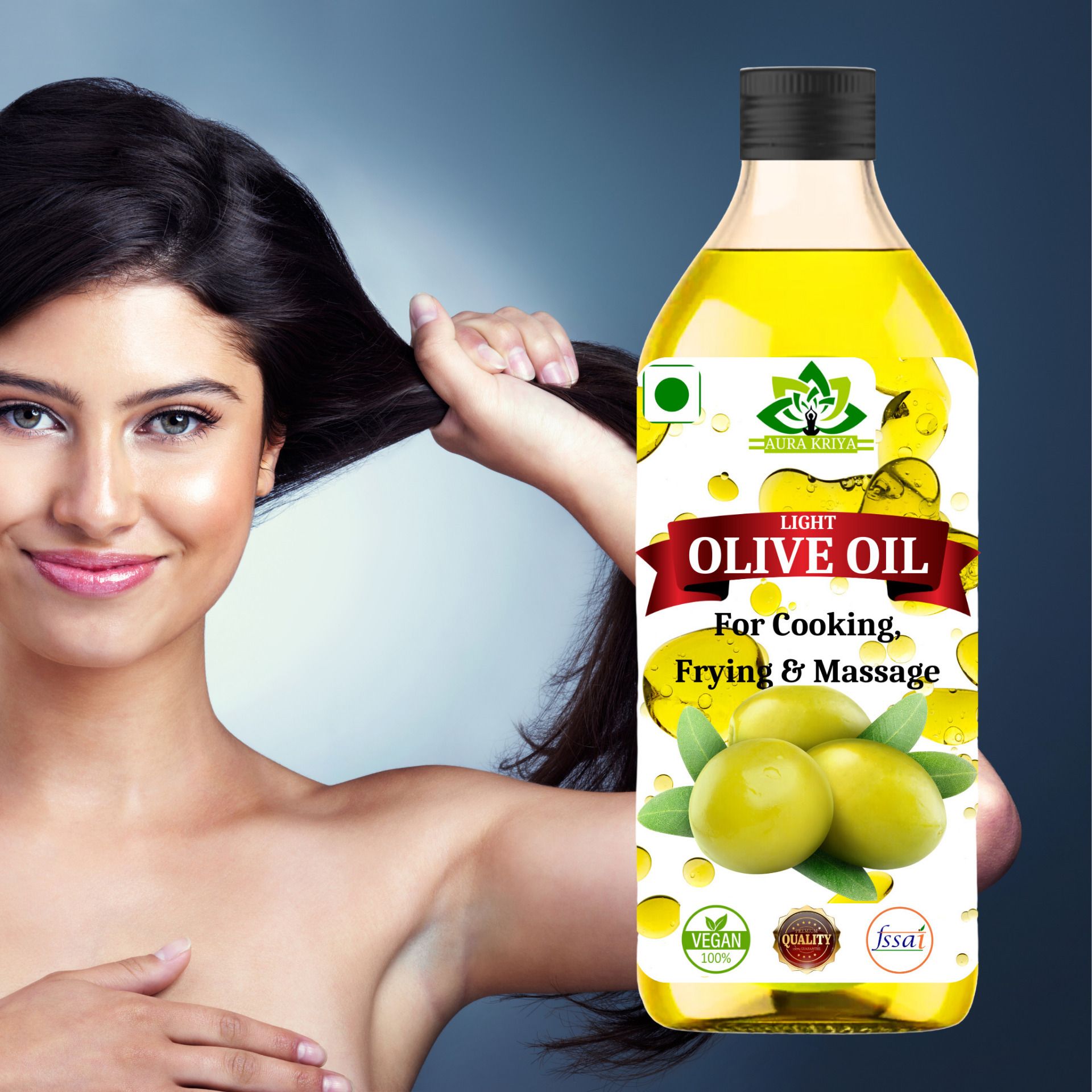 Light Olive Oil for Daily Hair Care | Olive Oil | Hair Oil | OliveHair Oil-image-21