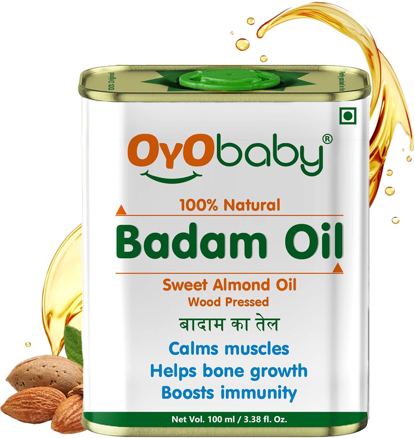 Badam Rogan Oil For Skin, Face, Body Massage & 100% Pure Sweet Almond Oil Hair Oil-image-11