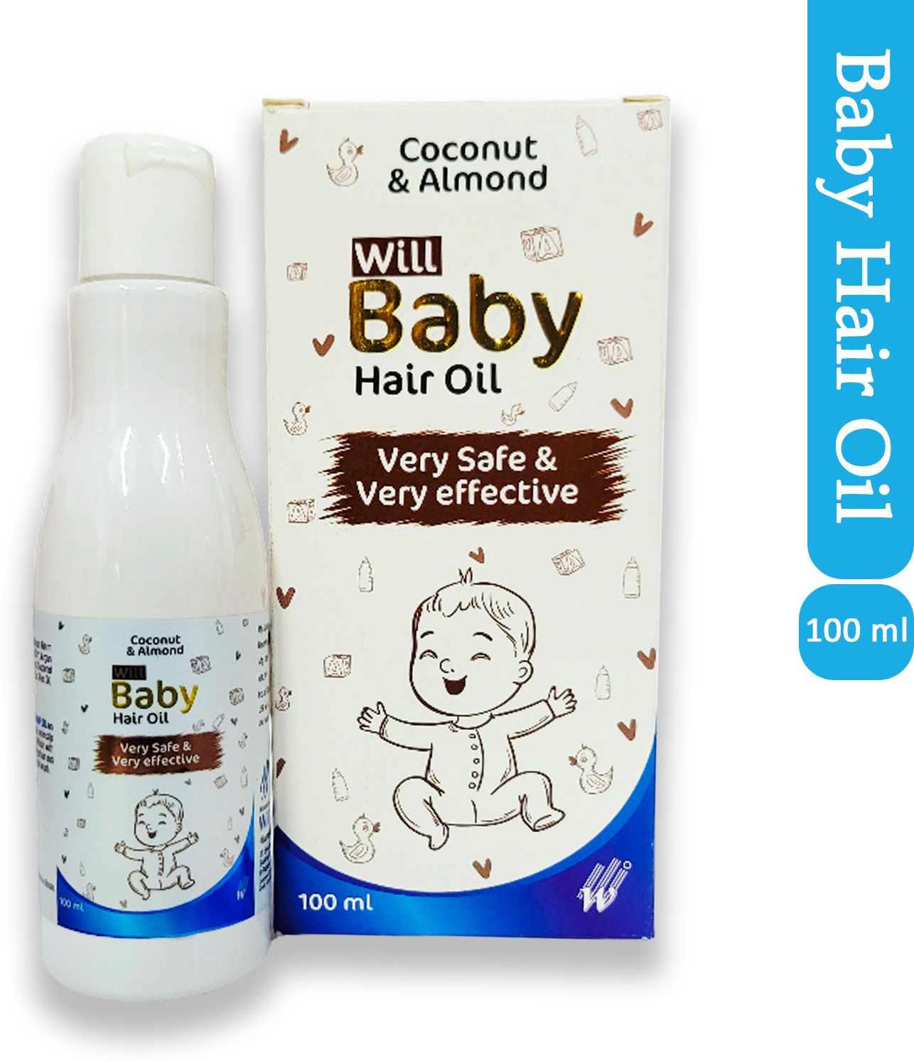 Baby Hair Help Lock Moisture, Preventing Flak lines & Dryness|Soothe Baby Scalp Hair Oil-image-26