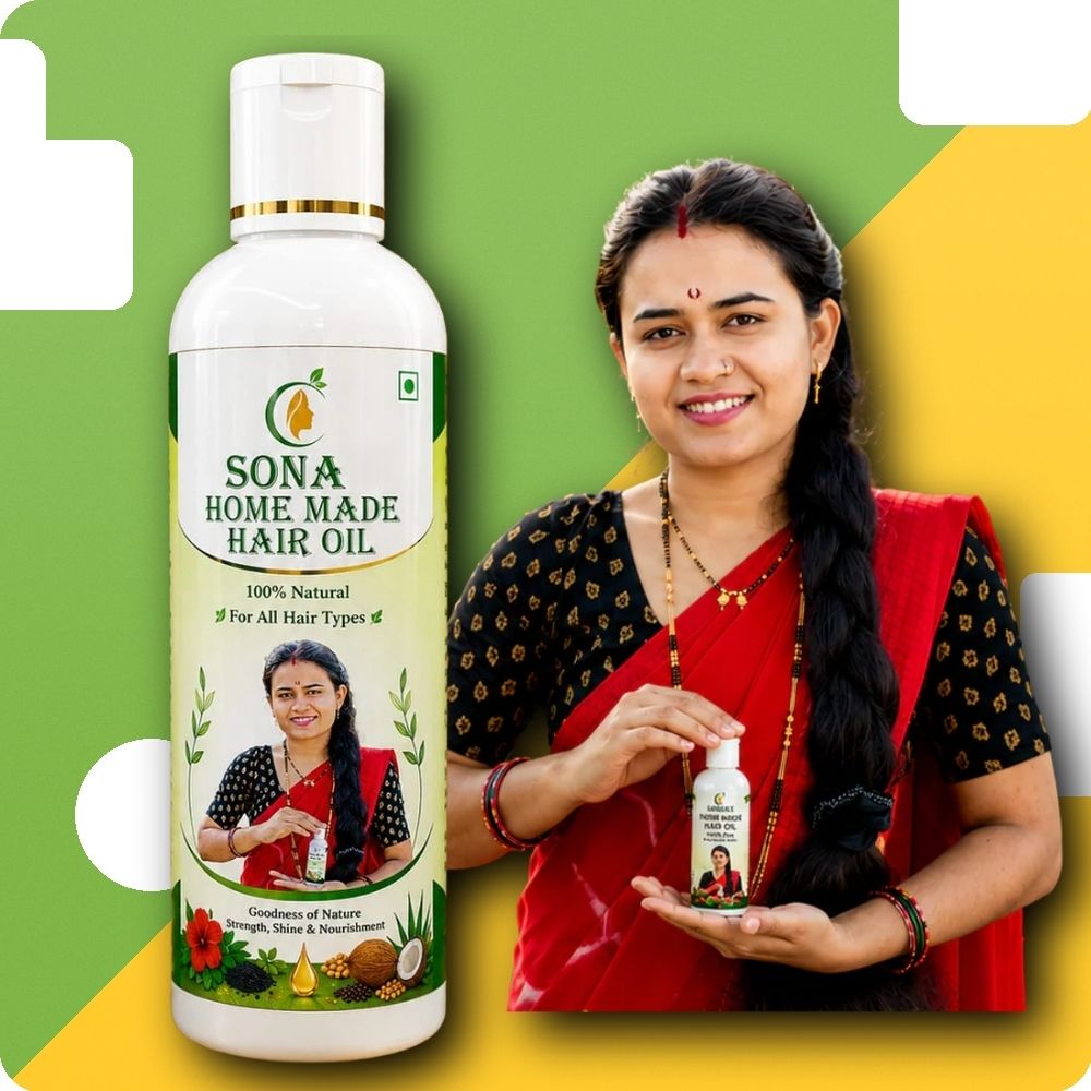sona Herbal Hair Oil for Hair Nourishment & Herbal Care Hair Oil-picture-37