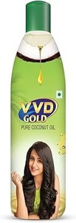 Gold Pure Coconut Hair Oil - 1 Litre Bottle | 100% Coconut Oil | Thengai Ennai | Hair Oil-image-2