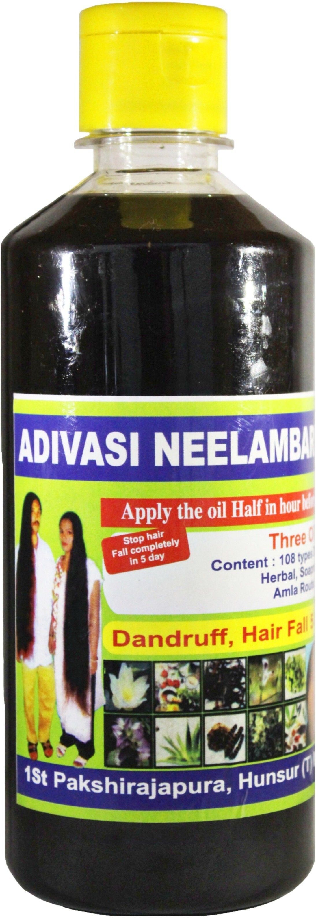 adivasi Neelambari Herbal Hair Oil for Dandruff Control, Hair Regrowth & Hair Fall Control Hair Oil-picture-0