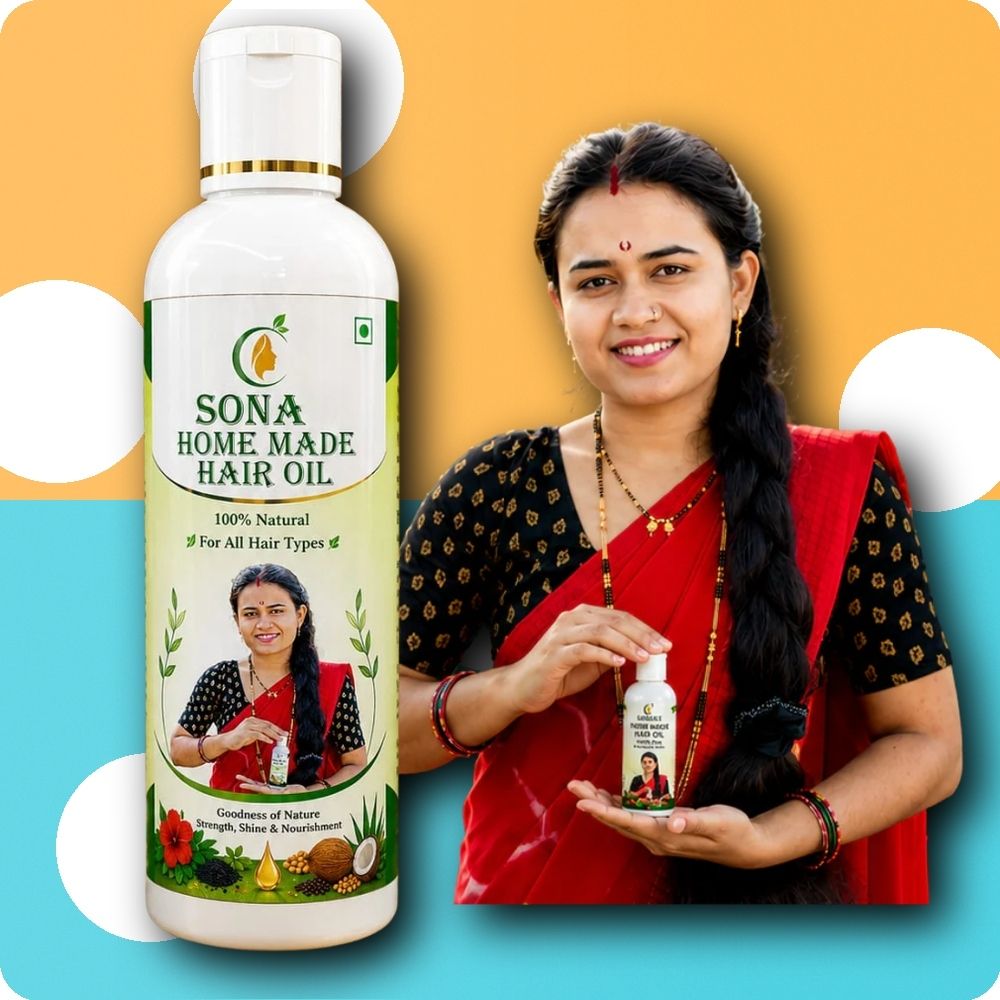 sona Herbal Hair Oil Herbal Hair Oil with Botanical Hair Care Hair Oil-picture-48