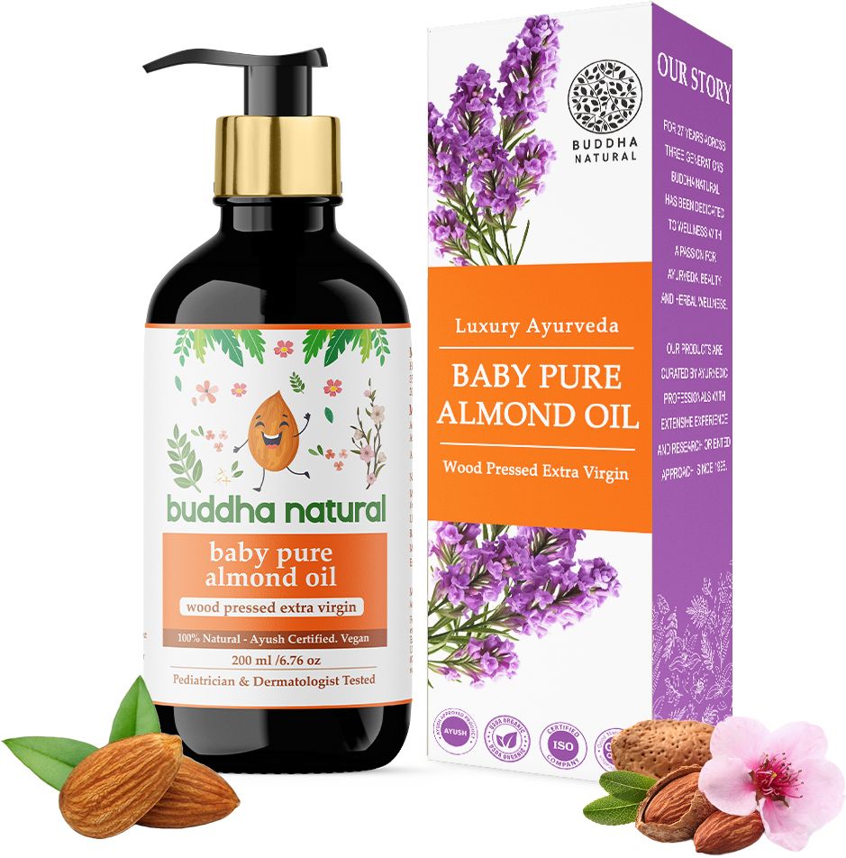 Baby Almond Oil Extra Virgin Wood Pressed (150 ml) - Healthy Hair & Gentle Skin Hair Oil-image-20