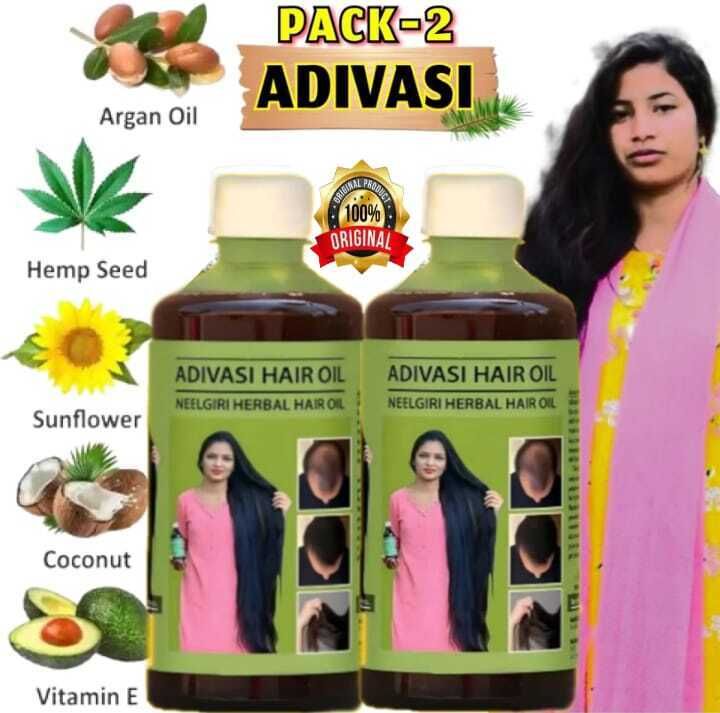 adivasi AYURVEDIC HAIR OIL hair dandruf REETHA NEEM hair oil 200ML ( PACK OF 2 ) Hair Oil-picture-27