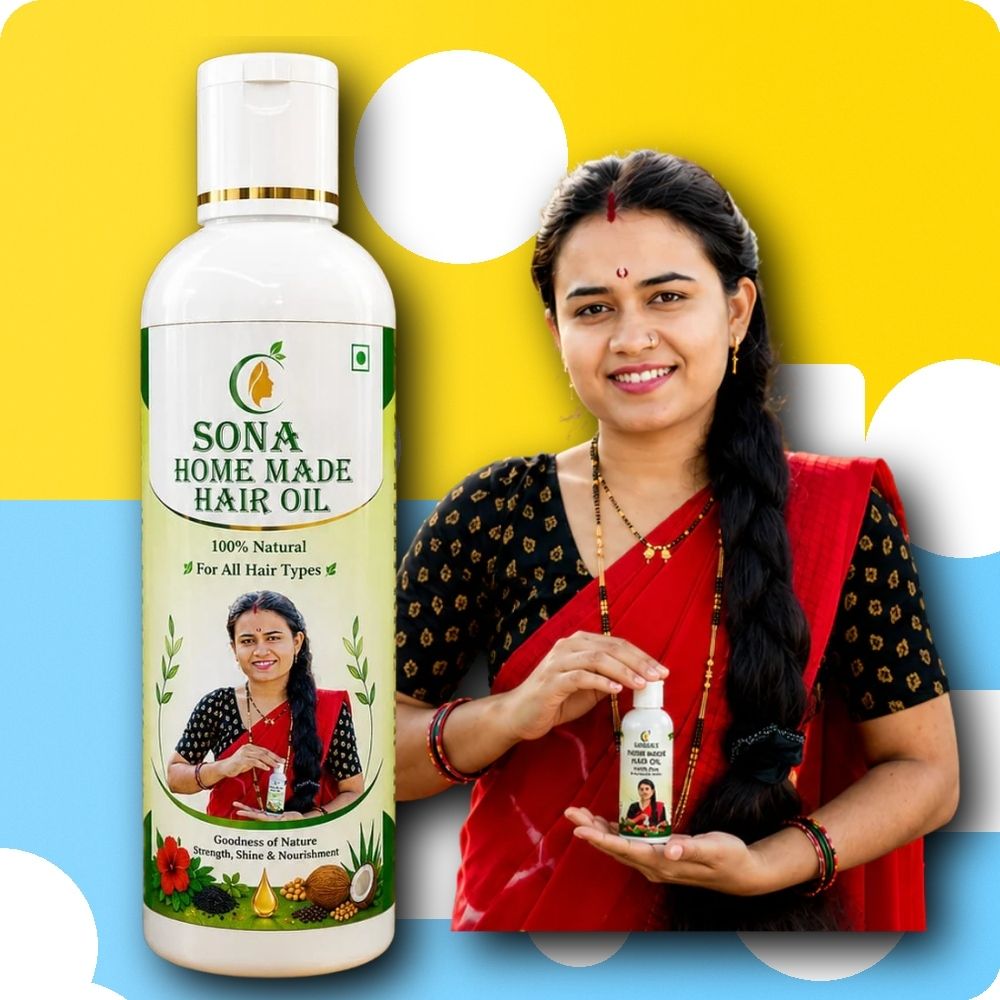 sona Herbal Hair Oil Herbal Hair Oil with Hair Strength Formula Hair Oil-picture-43