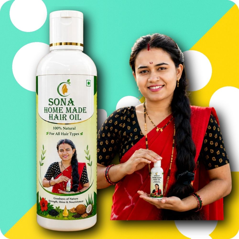 sona Herbal Hair Oil Herbal Hair Oil with Hair Smoothness Blend Hair Oil-picture-44