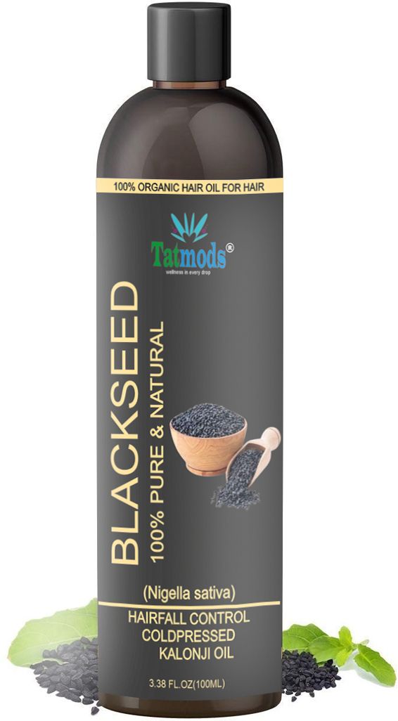 Organics Pure Cold Pressed Black Seed Kalonji Oil 100 ml Hair Oil (100 ml) Hair Oil-image-28