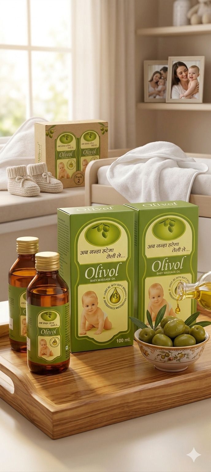 Baby oil massage smooth and growth for good health each 100ml Hair Oil-image-27