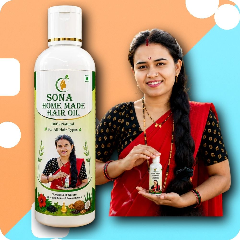 sona Herbal Hair Oil for Hair Care & Herbal Wellness Hair Oil-picture-33