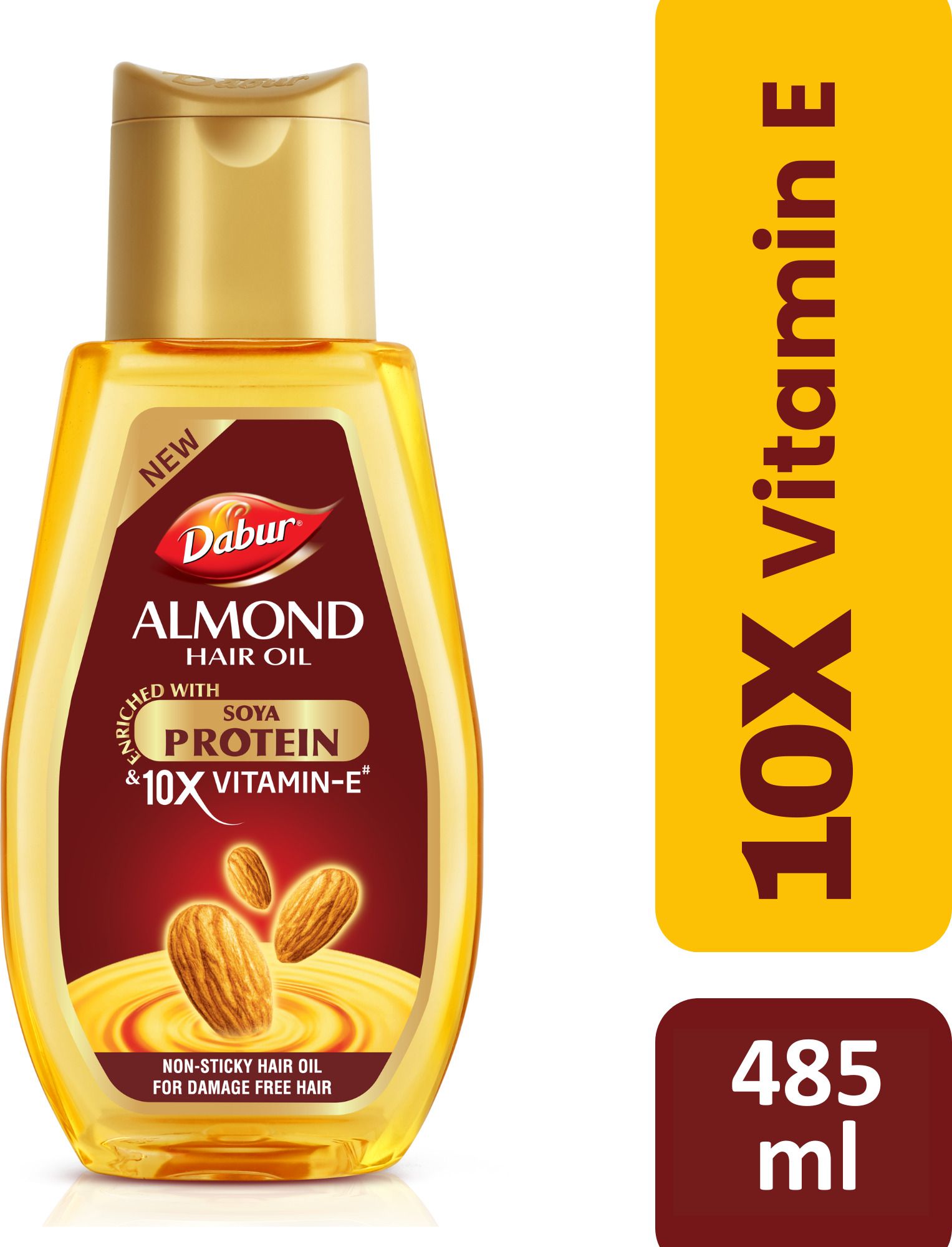 dabur Almond Hair Oil | Provides Damage Protection | With Keratin & 10X Vitamin E Hair Oil-picture-10