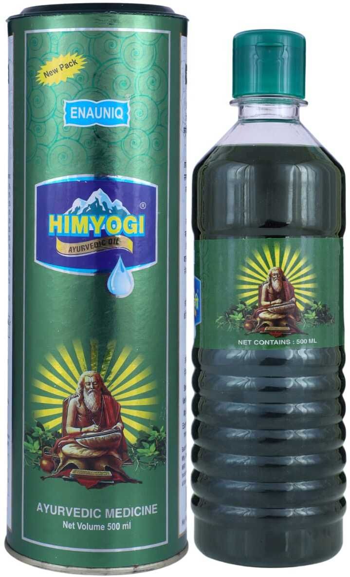 Himyogi Ayurvedic Oil Green ( 500ML) Hair Oil-image-5
