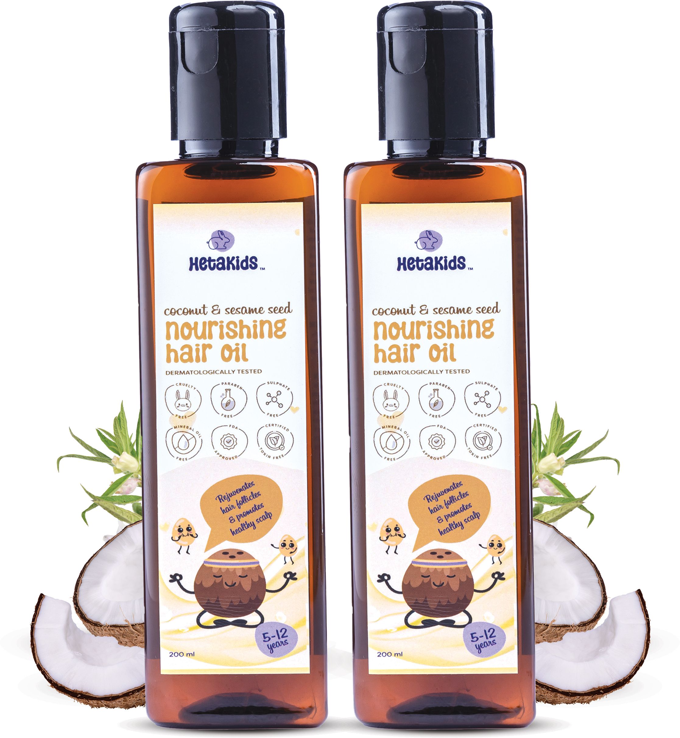 Sesame seed Kids Hair Oil Baby Hair Growth (Age: 5 Years to 12 Years) Hair Oil-image-28