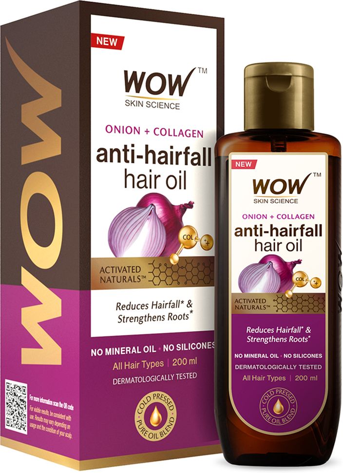 Onion & Collagen Anti-Hairfall Hair Oil | Nourishes Scalp & Stimulates Roots Hair Oil-image-44