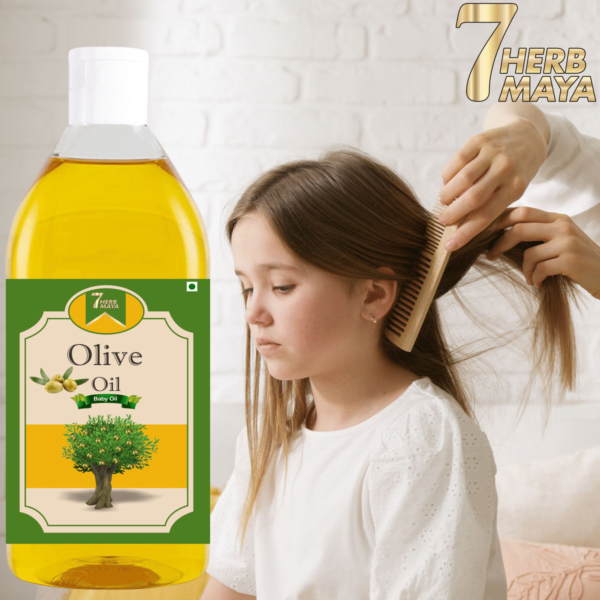 Natural Baby Massage Oil Cold Pressed Olive Oil- Promote Strong Kids Hair Growth Hair Oil-image-33