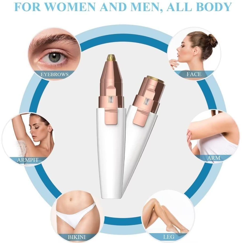 oleander Epilator 2-in-1 Face Hair for women for Upper Lip, Chin Epilator Eyebrow Trimmer Cordless Epilator-picture-13