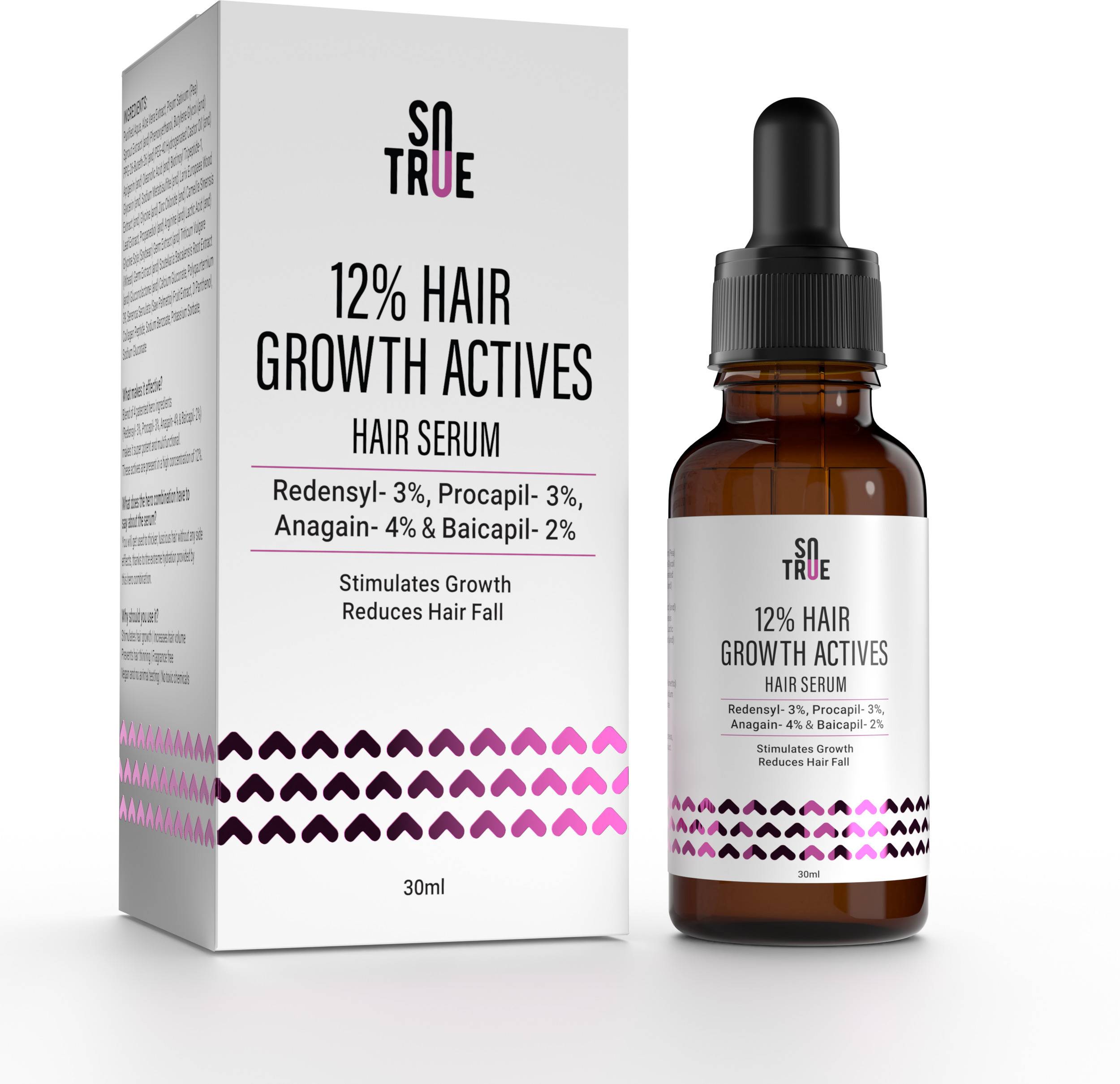 Sotrue Hair Growth Serum With Redensyl 3%, Procapil 
