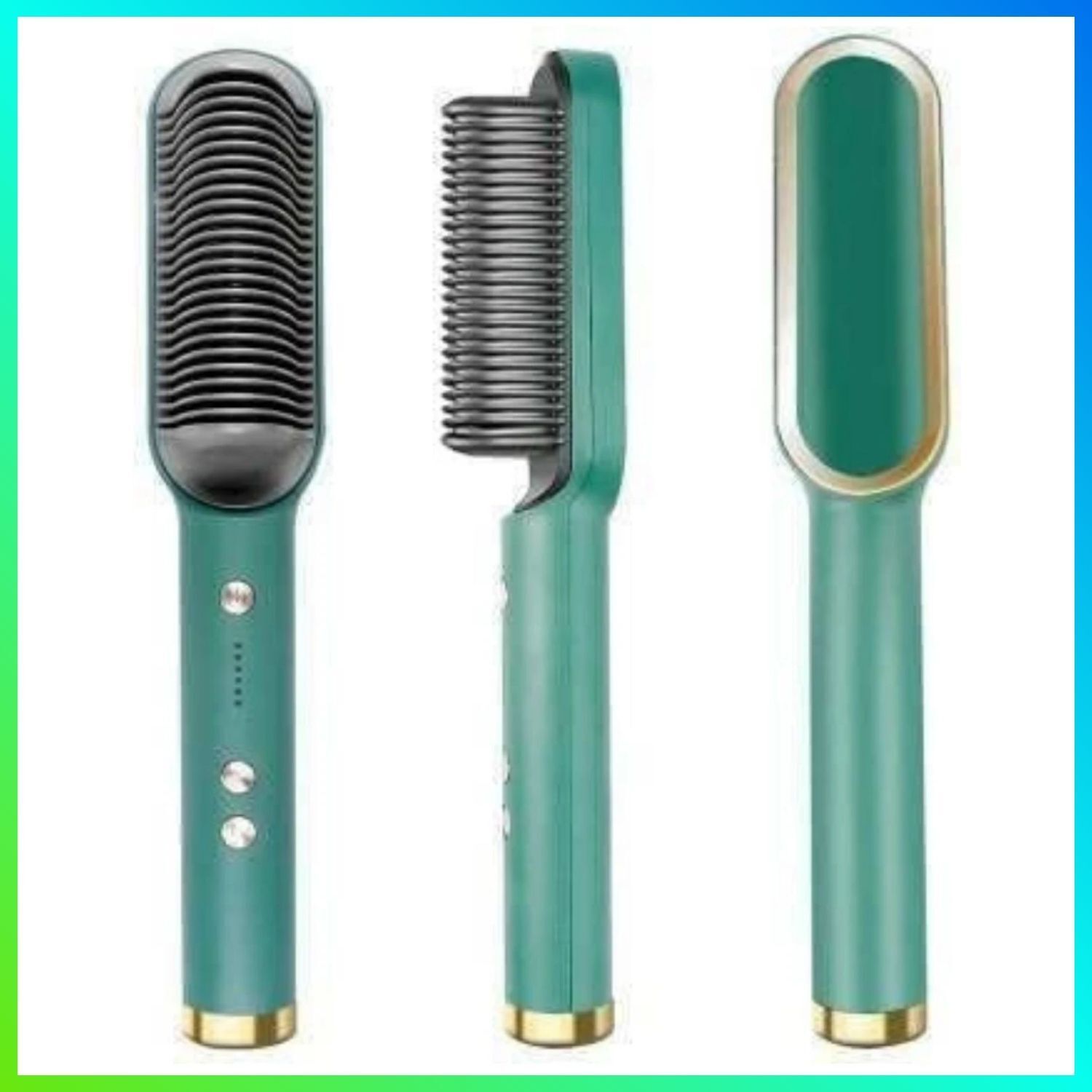 Enisley , Curling, PTC Ceramic Heater & Negative Ion Technology – Auto Shut-Off 07 Hair Styler Comb – 5-in-1 Electric Hair Styling Tool for Straightening-01 Hair Straightener-image-3
