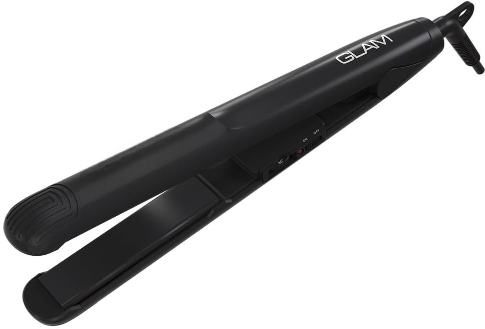 Iconic Genuine Black Beauty Professional Glam Hair Straightner with Floating Tourmaline Ceramic Plates Hair Straightener-image-1